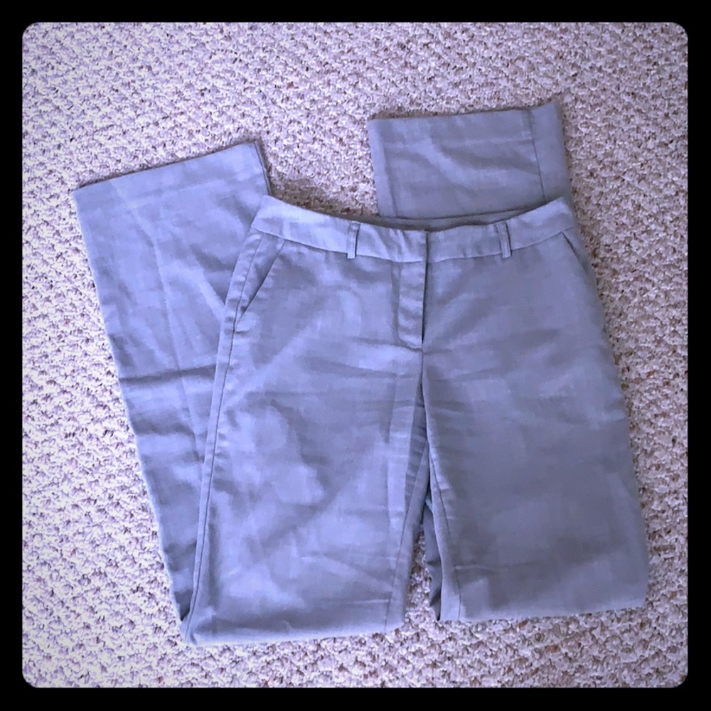 NY & Co Grey Dress Pants, Size 2 Tall